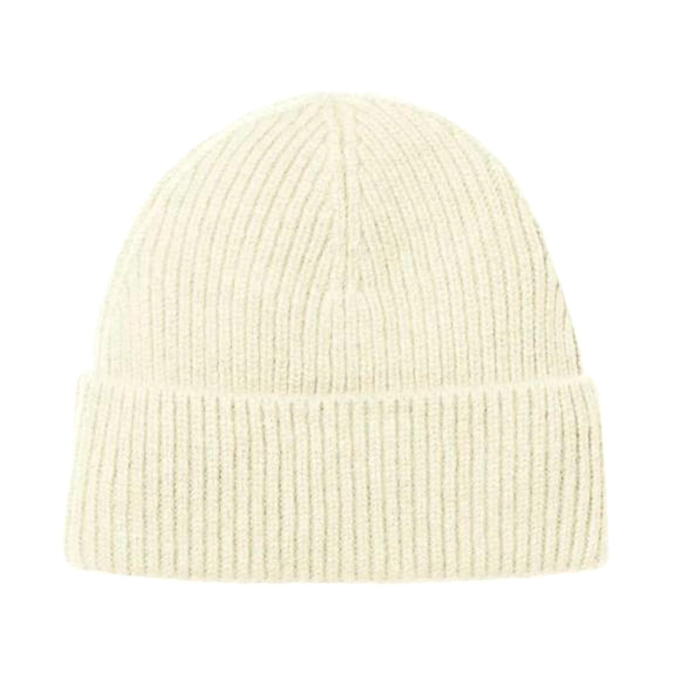 Gabe Beanie Wax - Berretto in Maglia a Coste Bianco I029496.D6XX  CARHARTT WIP 