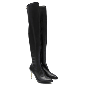 W' Barbican OTK Drench High Leg Black Boots - Stivali Donna Neri KG-BARBICANBLK  KURT GEIGER 