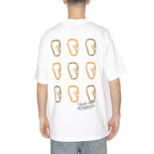 Unisex SS Nse Oversized Tee - Maglietta Girocollo Uomo Bianca NF0A8C3TFN41  THE NORTH FACE 