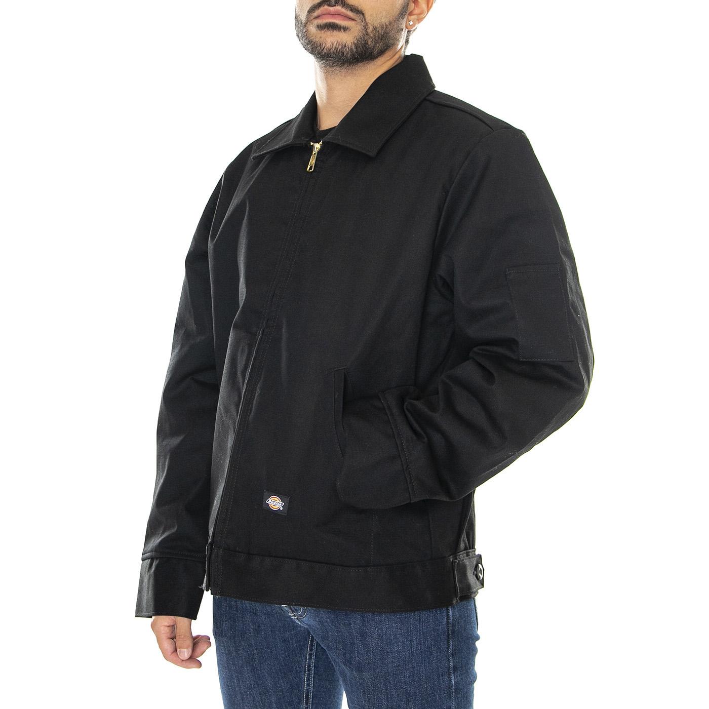 Lined Eisenhower Jacket Rec Black - Giacca Invernale Uomo Nera DK0A4XK4BLK1  DICKIES 