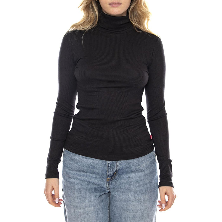 Dreamy Turtleneck Caviar -- Maglione Donna Nero A8769-0000 . LEVIS 