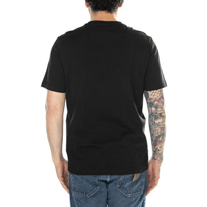 Danny Reg SS Tee Black - Maglietta Girocollo Uomo Nera F4KFD040010  FARAH 