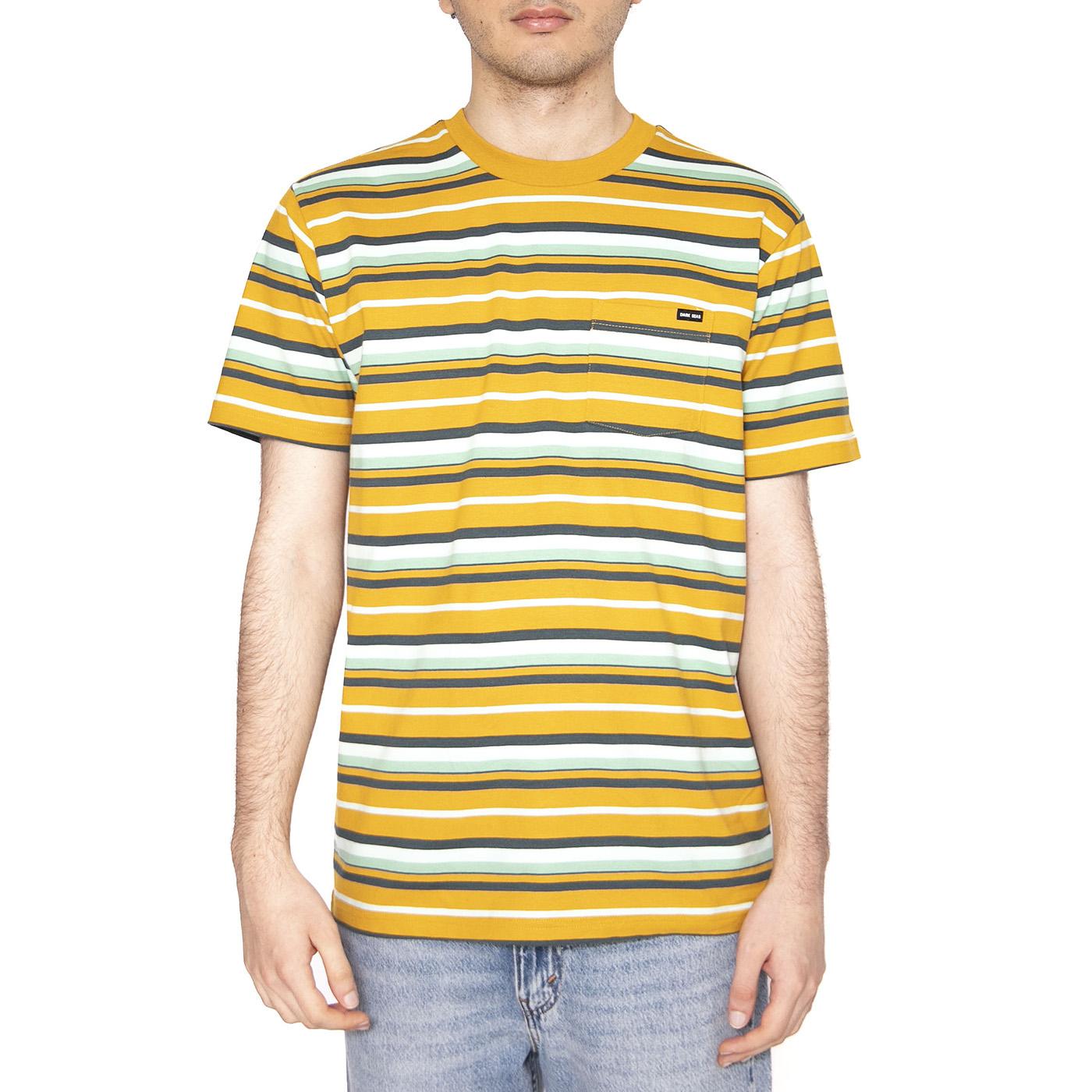 Eureka Knit Tee Multicolored - Maglietta Girocollo Uomo Multicolore 311000100-GLD  DARK SEAS 