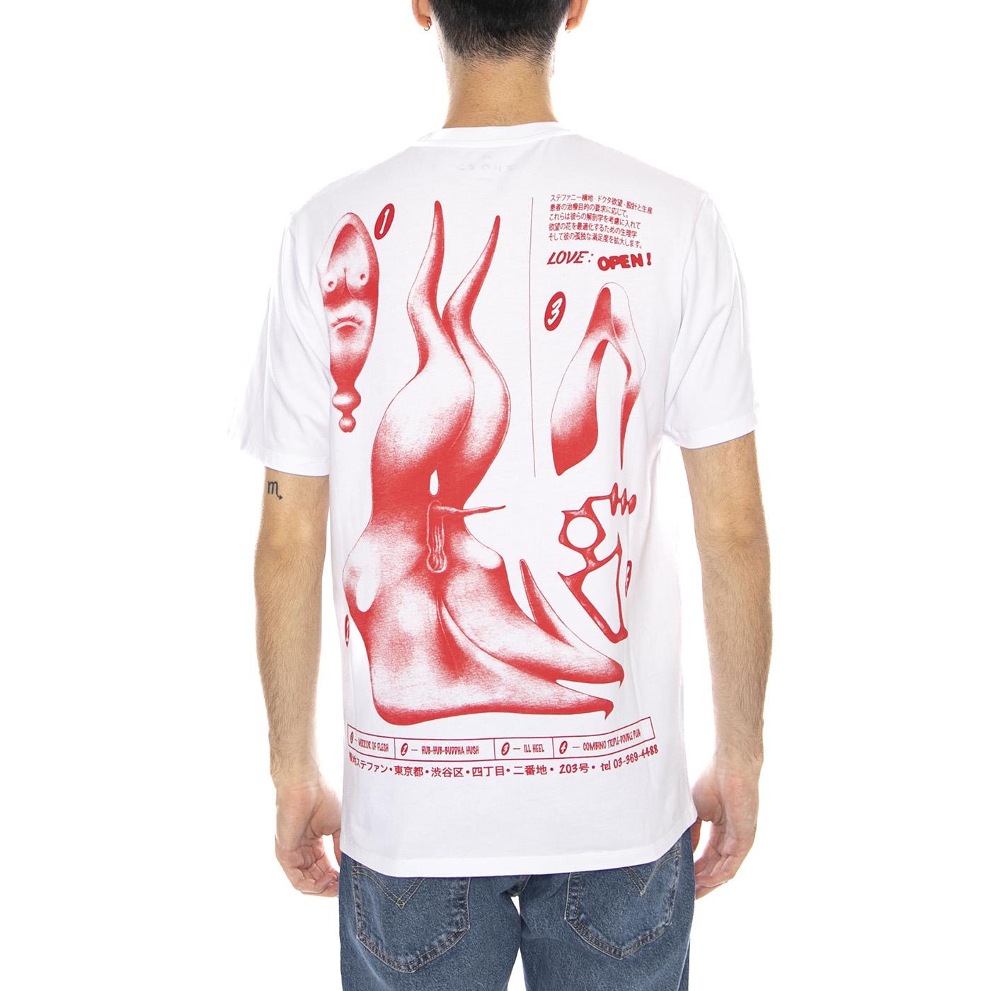 Dokuta Desire TS White -- Maglietta Girocollo Uomo Bianca I035783. 02.67 EDWIN 