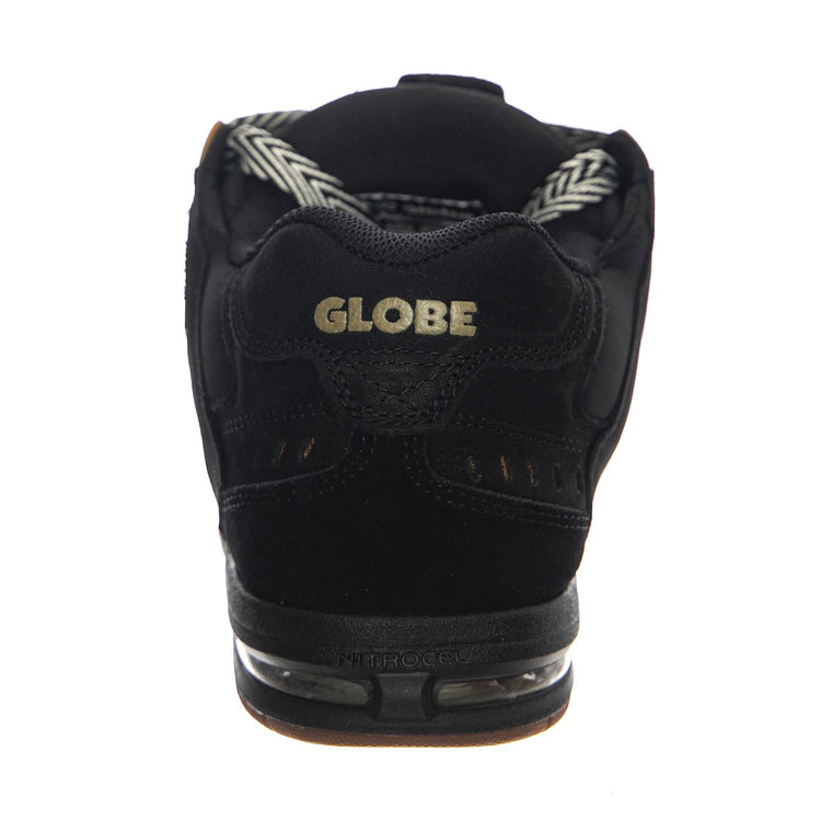 Sabre Black Prm Shoes - Scarpe Stringate Profilo Basso Uomo Nere GBSABR-20602  GLOBE 