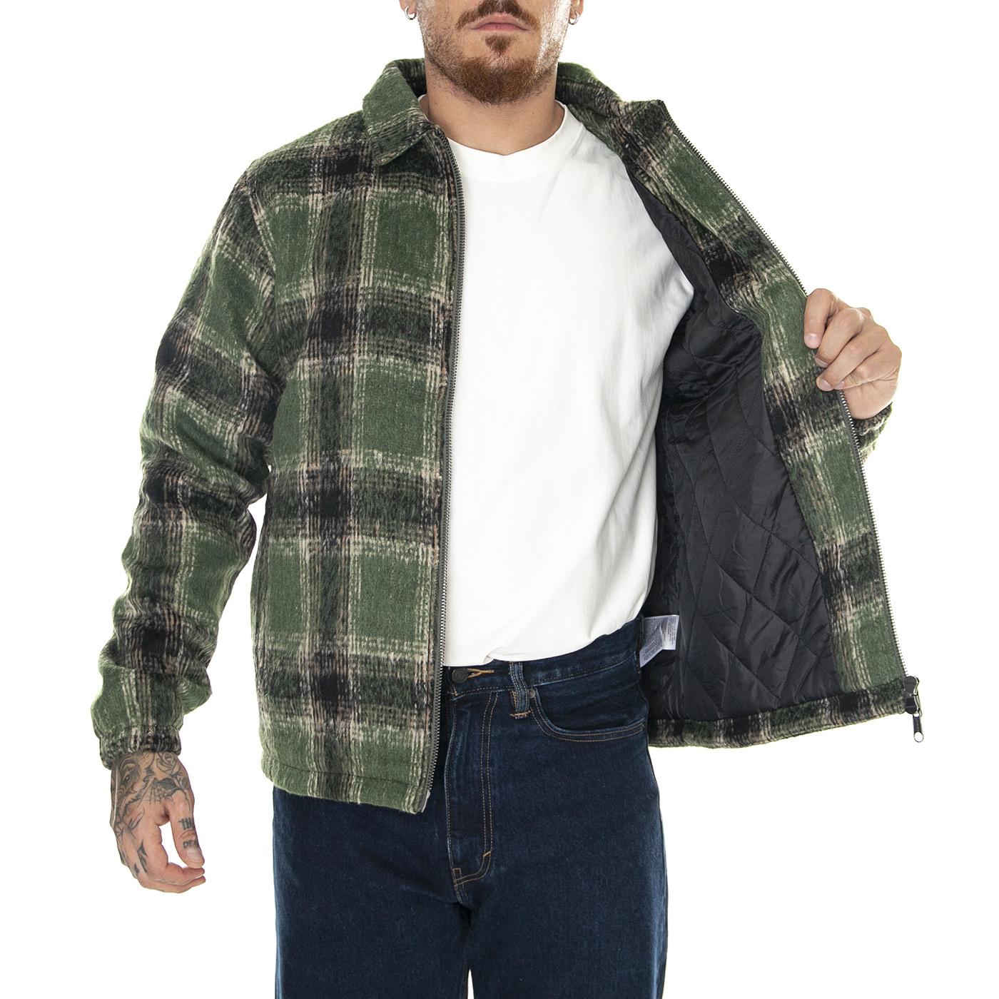 Hideout Jacket Green Check - Giacca Invernale Uomo Multicolore Hideout Jacket Green Check  SANTA CRUZ 
