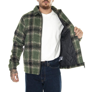 Hideout Jacket Green Check - Giacca Invernale Uomo Multicolore Hideout Jacket Green Check  SANTA CRUZ 