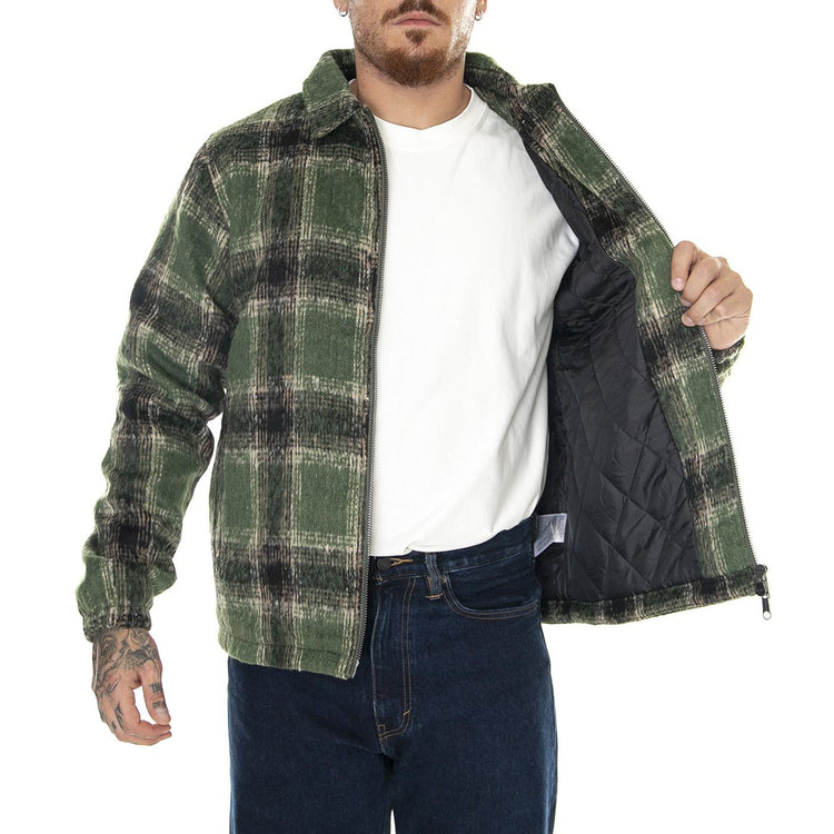 Hideout Jacket Green Check - Giacca Invernale Uomo Multicolore Hideout Jacket Green Check  SANTA CRUZ 
