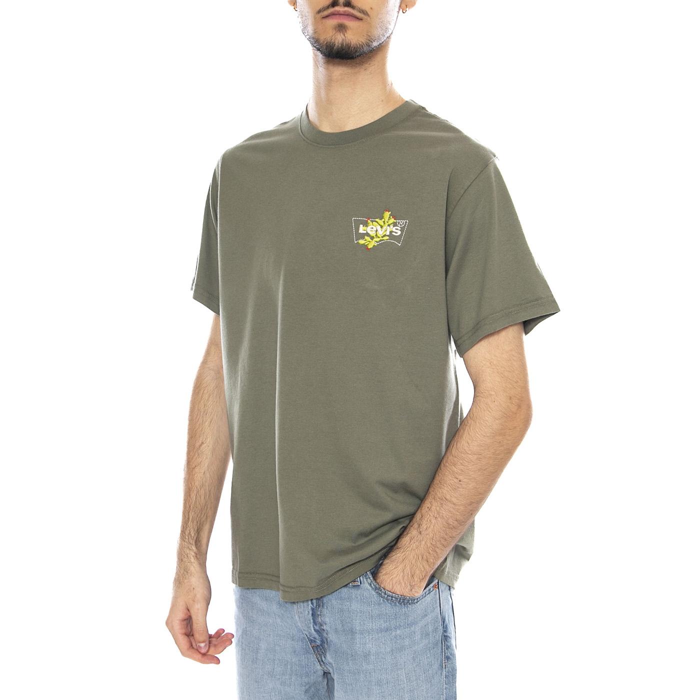 Levi's Relaxed Fit T-Shirt Green - Maglietta Girocollo Uomo Verde 16143-1848 . LEVIS 