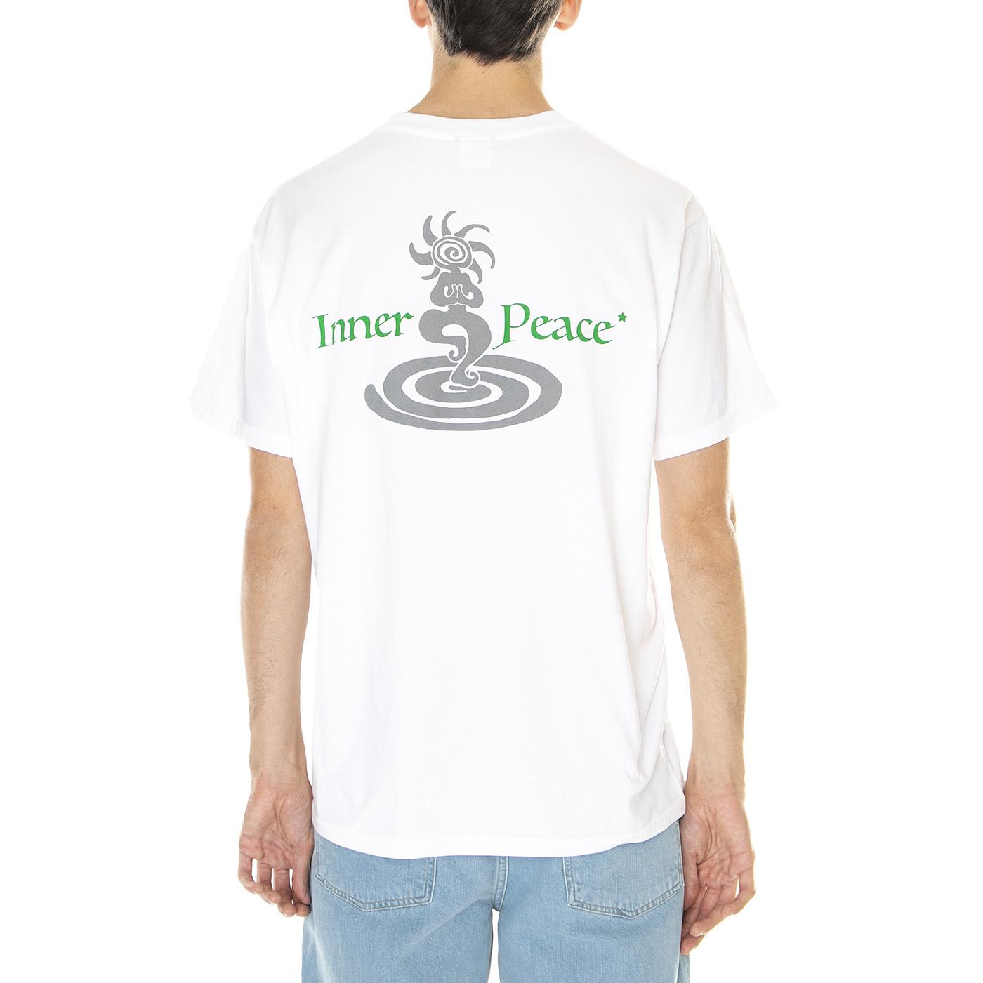 M' Inner T-Shirt White - Maglietta Girocollo Uomo Bianca S23TINNER-WHT  USUAL 