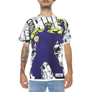 Gamma S/S Tee White - Maglietta Girocollo Uomo Bianca / Multicolore TS01973-WHITE  HUF 