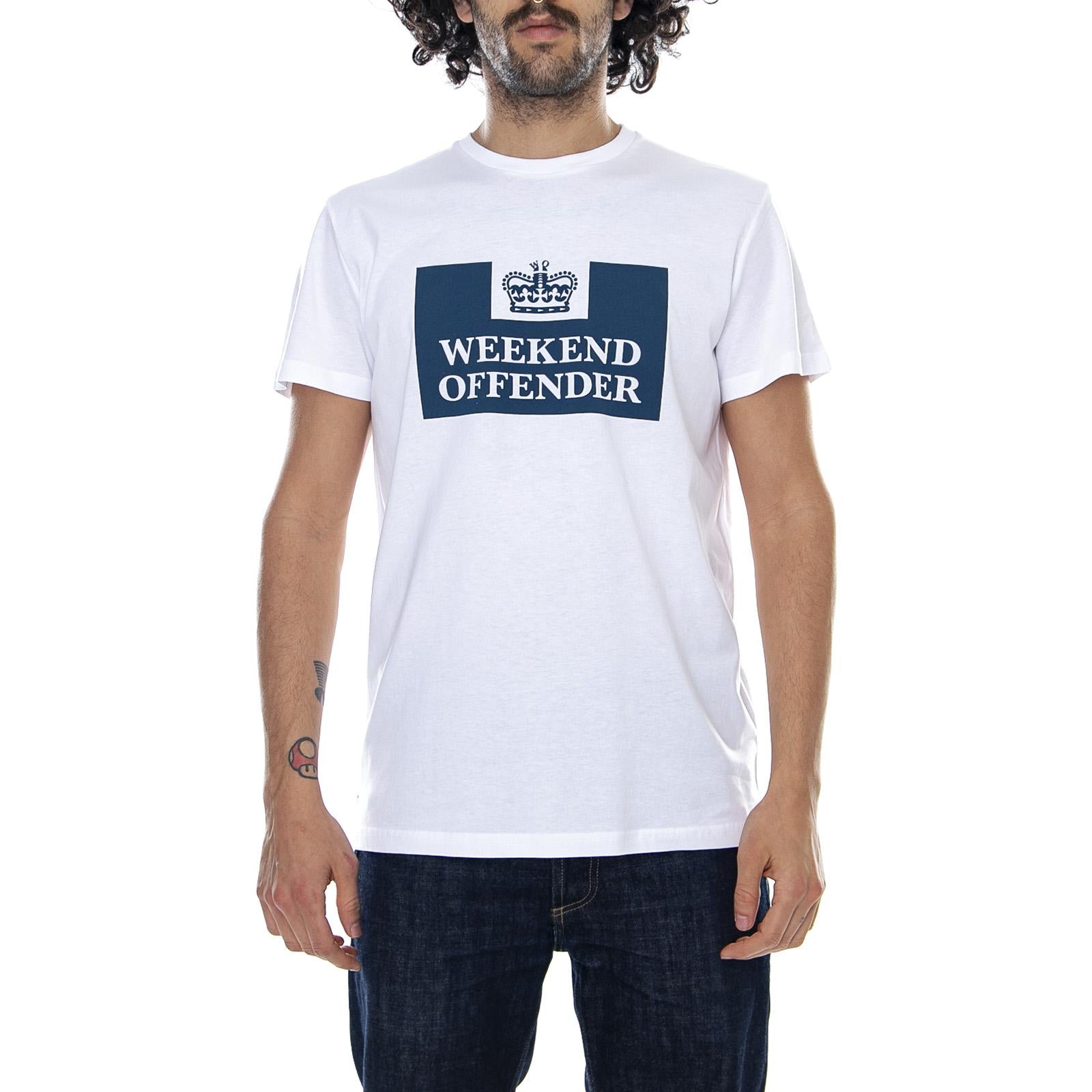 Prison - White - Maglietta Girocollo Uomo 77506_4  WEEKEND OFFENDER 