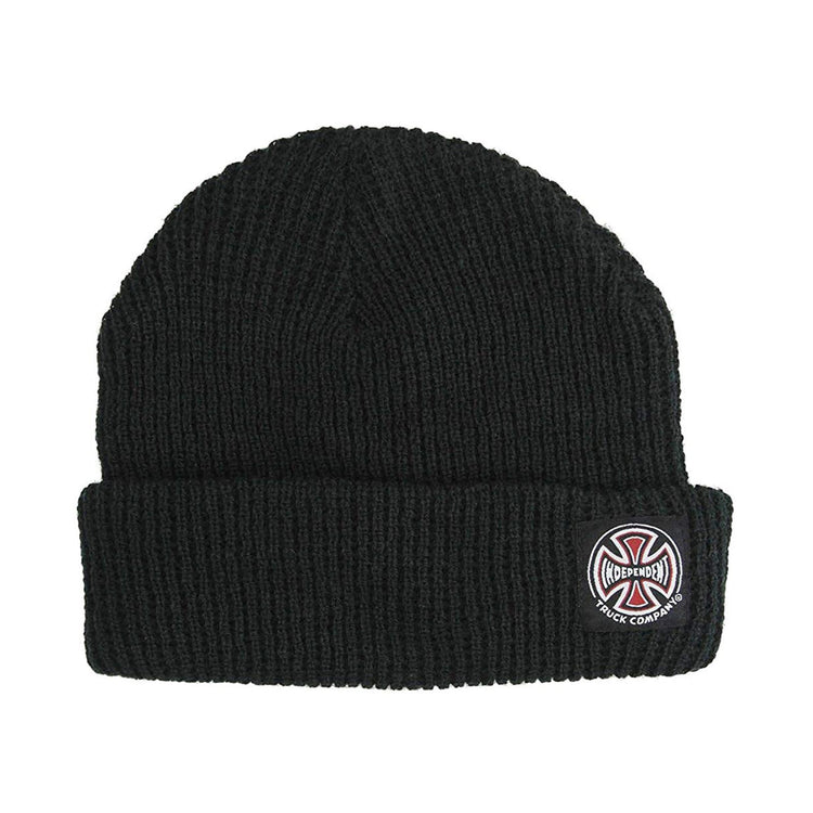 BEANIE TRUCK CO.SHOREMAN BLK 141753-BLK  INDEPENDENT 