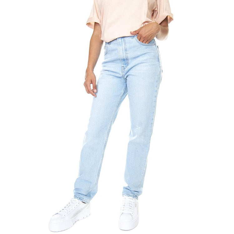 Womens 70S High Slim Straight Trainwreck Black Denim Jeans A0898-0011  LEVIS 