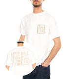 Stretch Stack Crackle S White - T-shirt Crewneck Homme Blanc VANS