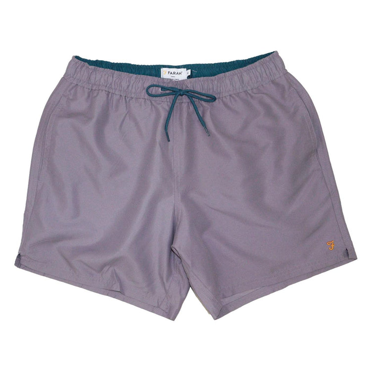 M' Colbert Plain Swimshort Dusty Purple - Costume da Bagno Uomo Viola F4SMB039-505  FARAH 