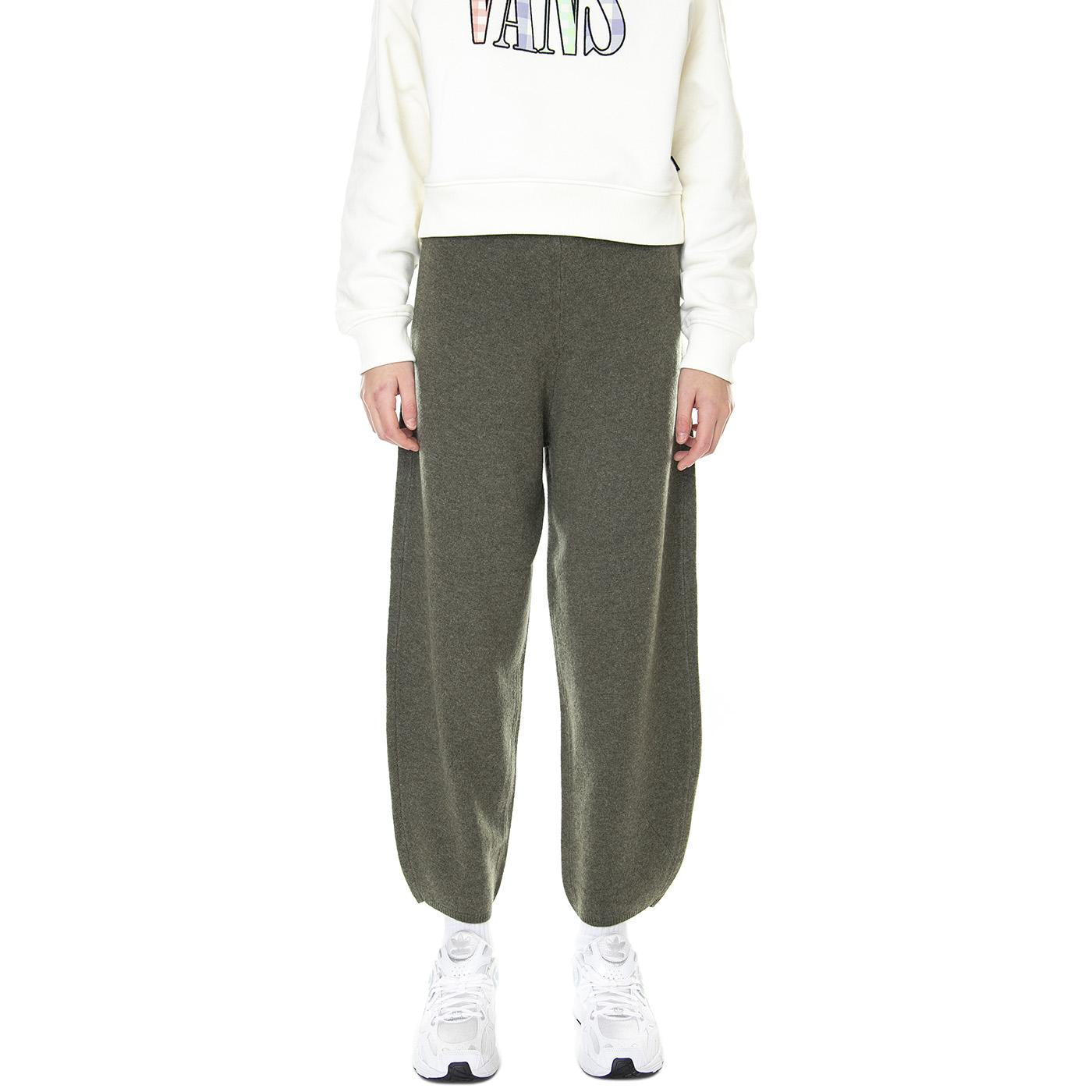 Marta Dark Olive - Pantaloni Donna Verdi 330674  ELVINE 