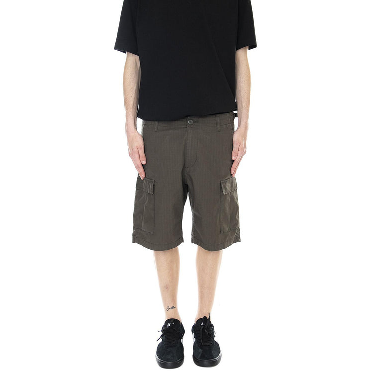Mens Aviation Shorts - Cypress Rinsed - Bermuda Cargo Uomo Verdi I028245.63.02.00  CARHARTT WIP 