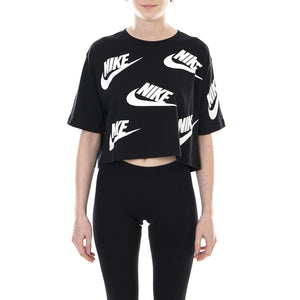 Women s Nike Sportswear Top BLACK/WHITE 105530_4  NIKE 