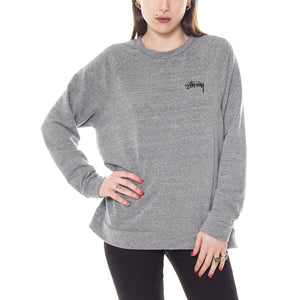 8 BALL CREW GREY HEATHER 2911068-GREY HEATHER  STUSSY 