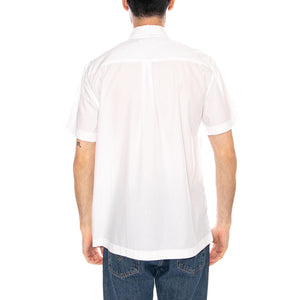 CAMICIA M/C WHITE - Camicia Maniche Corte Uomo Bianca CH2312 001 LACOSTE 