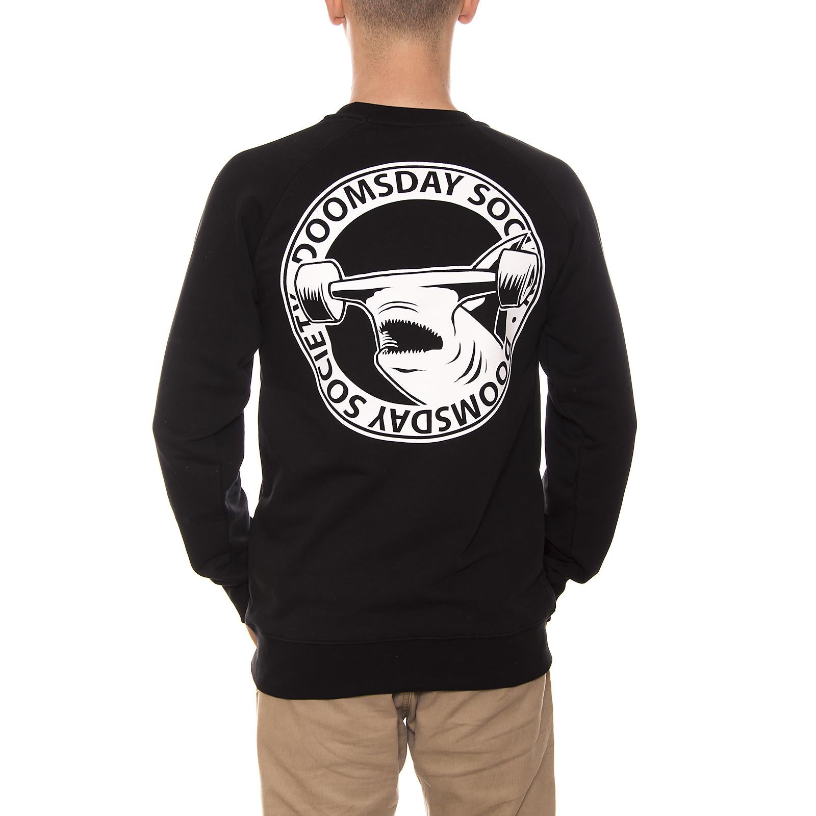 HAMMERHEAD CREWNECK BLACK WHITE 80833_4  DOOMSDAY 
