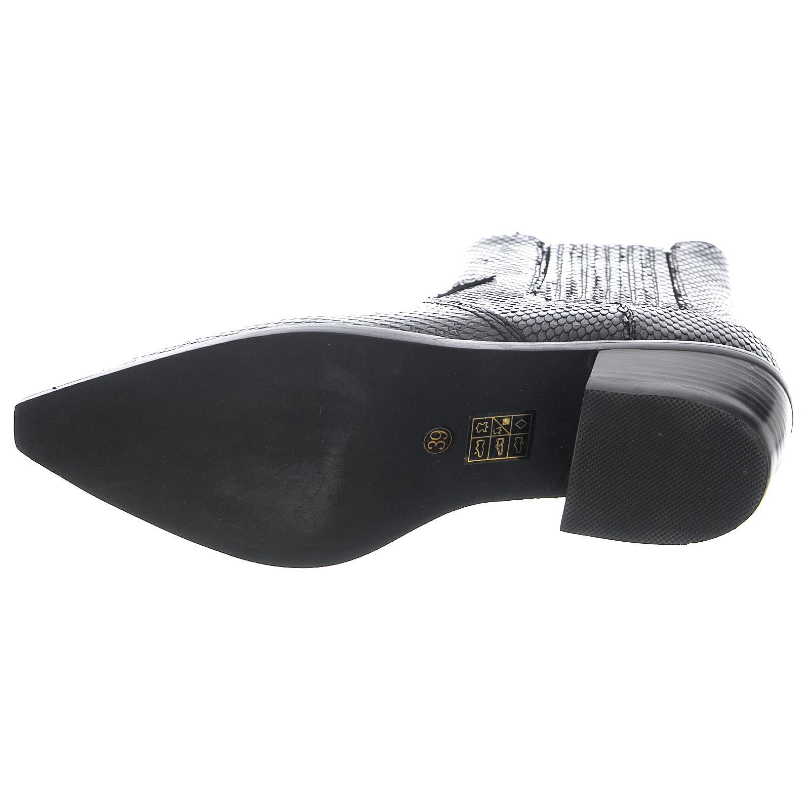  JC-663-1-5 SNAKE BLACK  JEFFREY CAMPBELL 