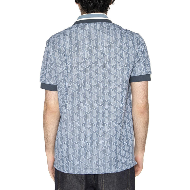 Maglietta M/C HGI Blu Polo Shirt - Polo Uomo Blu DH1417-HGI  LACOSTE 