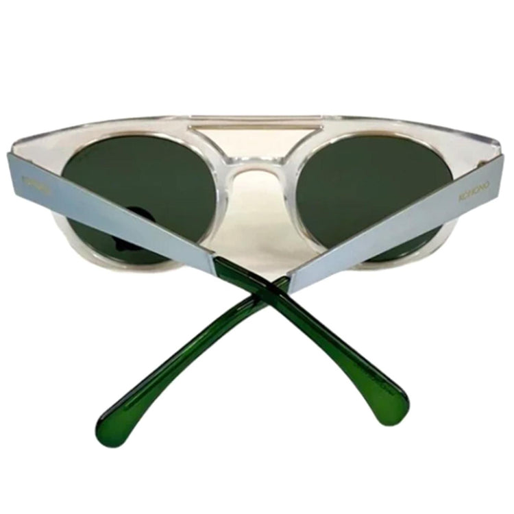 Dreyfuss Clear / Silver UV 400 Protection Silver Sunglasses - Occhiali da Sole Argento KOM-S1914  KOMONO 