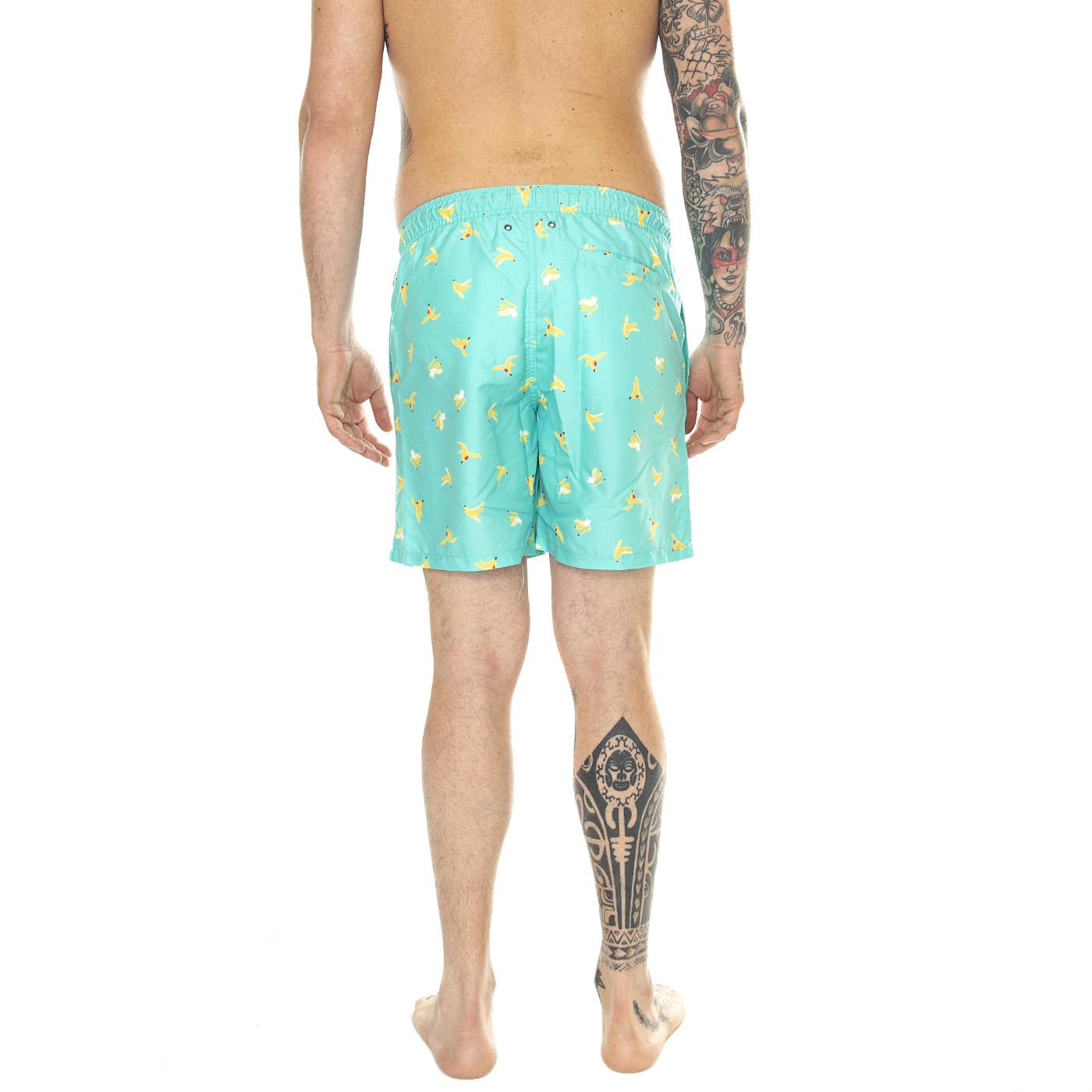 Banana Break Long Swimshorts 6700 - Costume da Bagno Uomo Multicolore BAB123-6700-6700  HAPPY SOCKS 