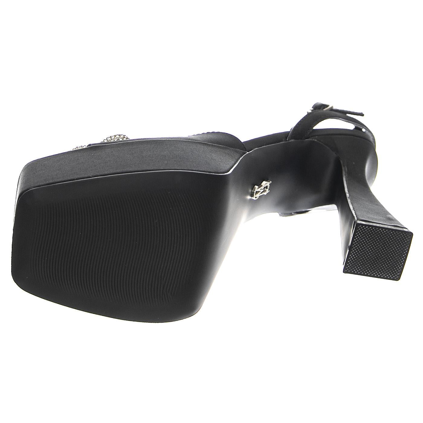 Darla Black Satin - Sandali Donna Neri SMSDARLA-BLA  STEVE MADDEN 