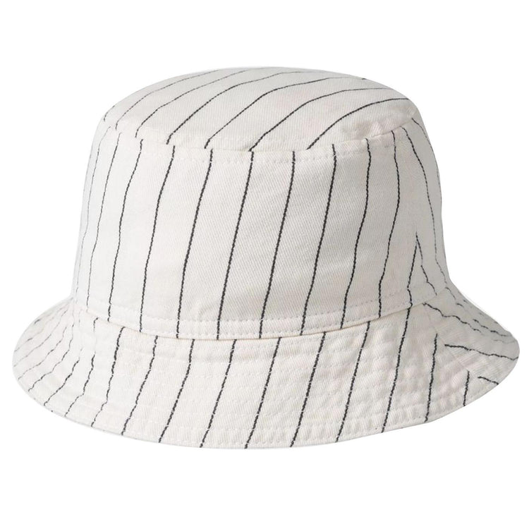 Hendry Bucket Hat Seaton Stripe, Wax / Dark Navy - Cappello da Pescatoe Bianco I034792.2RM02  CARHARTT WIP 