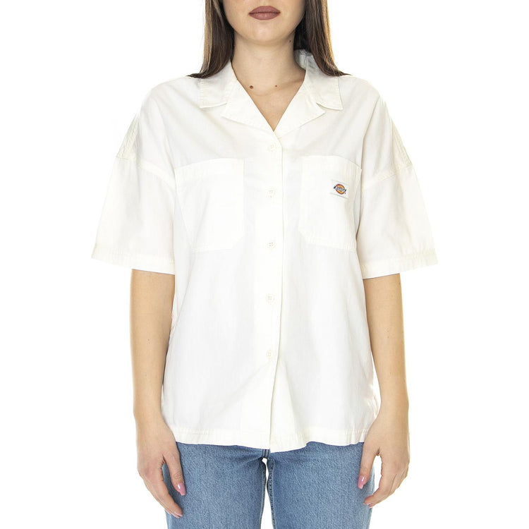 W' Vale Cloud - Camicia Maniche Corte Donna Beige DK0A4Y7SC581  DICKIES 