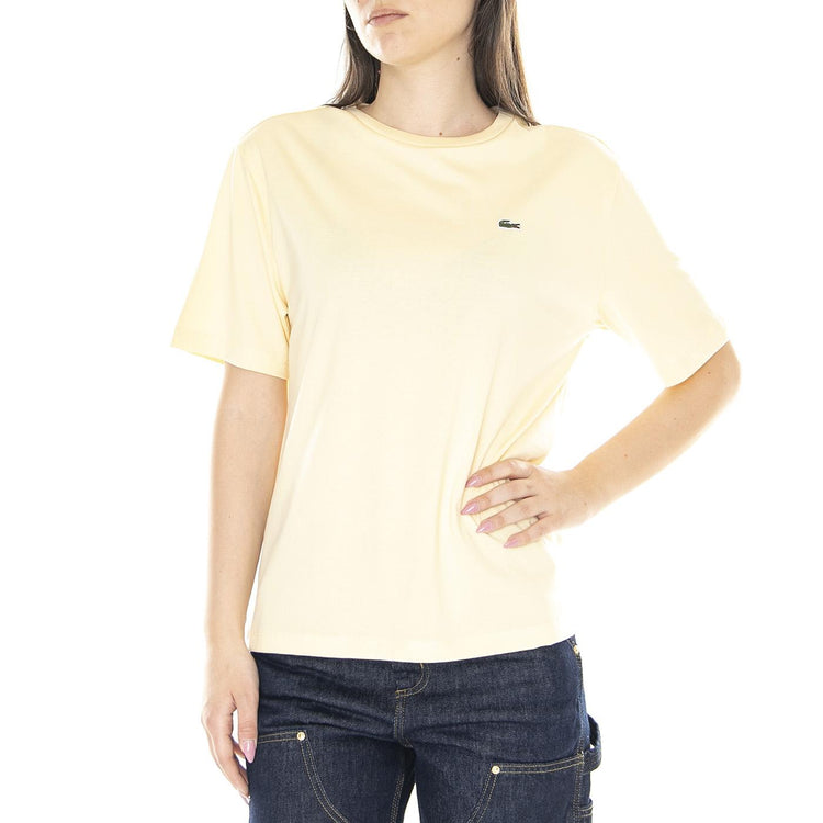 W' T-Shirt XB8 Yellow - Maglietta Girocollo Donna Gialla TF5441-XB8  LACOSTE 