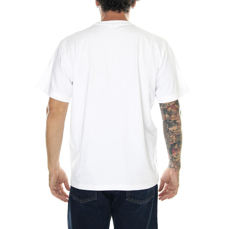 M' Establihsed Works Bold Tee SS White - Maglietta Girocollo Uomo Bianca 131080330-WHT  OBEY 
