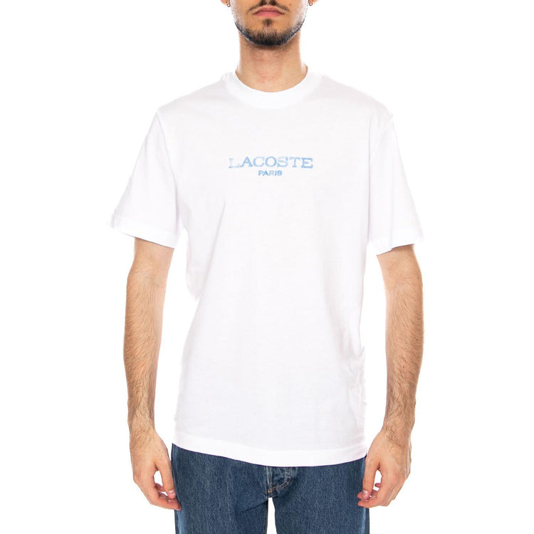 T-SHIRT WHITE - Maglietta Lacoste Girocollo Uomo Bianca TH1435 001 LACOSTE 