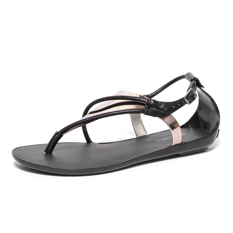 Chatham Sandals - Black / Rose Gold - Sandali Donna Neri BCSCHATHAMBLACK-ROSE  BCBG 