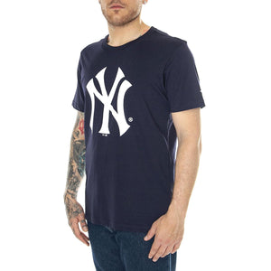 New York Yankees Primary Logo Graphic T-Shirt Maritime Blue - Maglietta Girocollo Uomo Blu 108M-EX53-NK-6GZ  FANATICS 