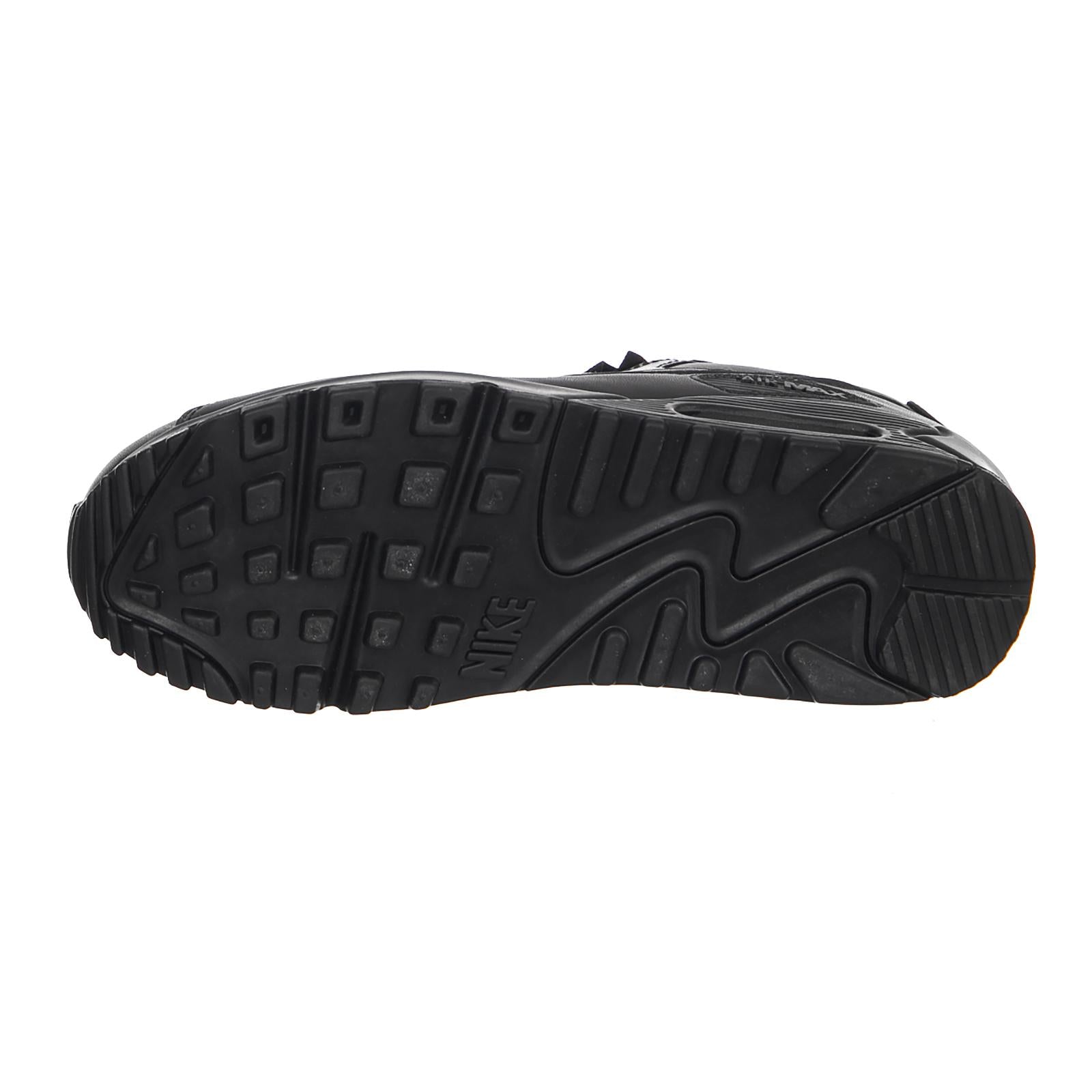 Men s Nike Air Max  90 Leather Shoe BLACK/BLACK 302519-001  NIKE 