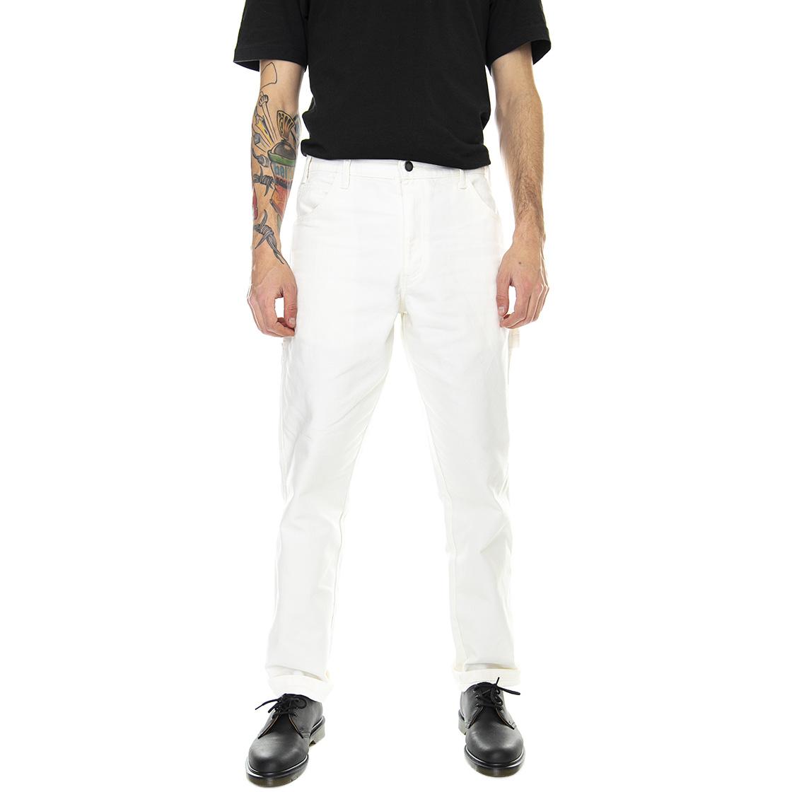 Carpenter - Pantaloni Uomo Stone Washed Cloud / Bianchi DK0A4XIFC431  DICKIES 