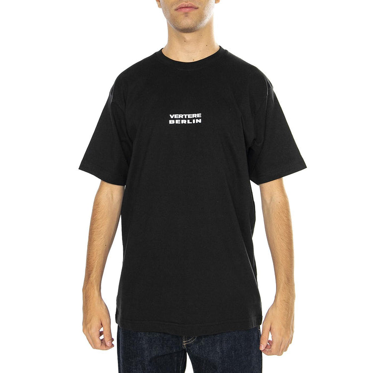 Faded T-Shirt Black - Maglietta Girocollo Uomo Nera VER-T267-BLK  VERTERE BERLIN 