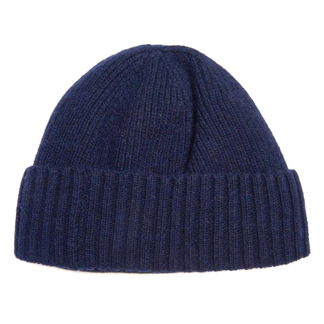 Carlton Beanie Navy - Cappellino a Cuffia Blu Scuro FW22-MHA0449-NY31  BARBOUR 