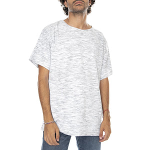 Russ T-shirt - White / Melange Grey  - Maglietta Girocollo Uomo Bianca / Grigia 1532101-C09  DR. DENIM 