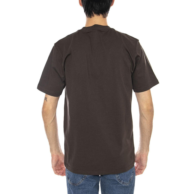 S/S Script T-Shirt Vitola / Citadel - Maglietta Girocollo Uomo Marrone I035700.3CEXX  CARHARTT WIP 