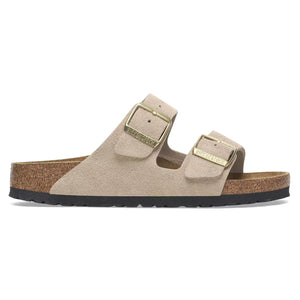 Arizona Sandcastle, Suede Leather - Sandali Donna Beige 1029260  BIRKENSTOCK 