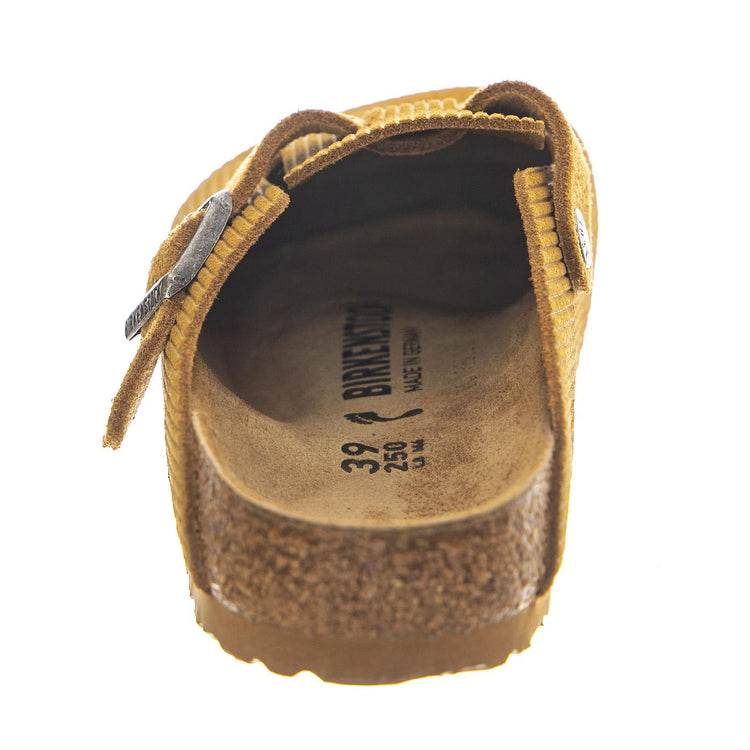 Boston Corduroy Cork Brown, Suede Leather - Sandali Donna Marroni 1025668  BIRKENSTOCK 