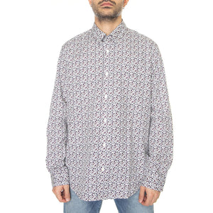 Multicolor Floral Shirt Ivory - Camicia Uomo Avorio / Multicolore 61438-015  BEN SHERMAN 