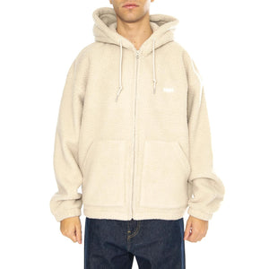 Gaze II Hooded Jacket Silver Grey - Felpa con Cappuccio Uomo Beige 121800542-SIG  OBEY 