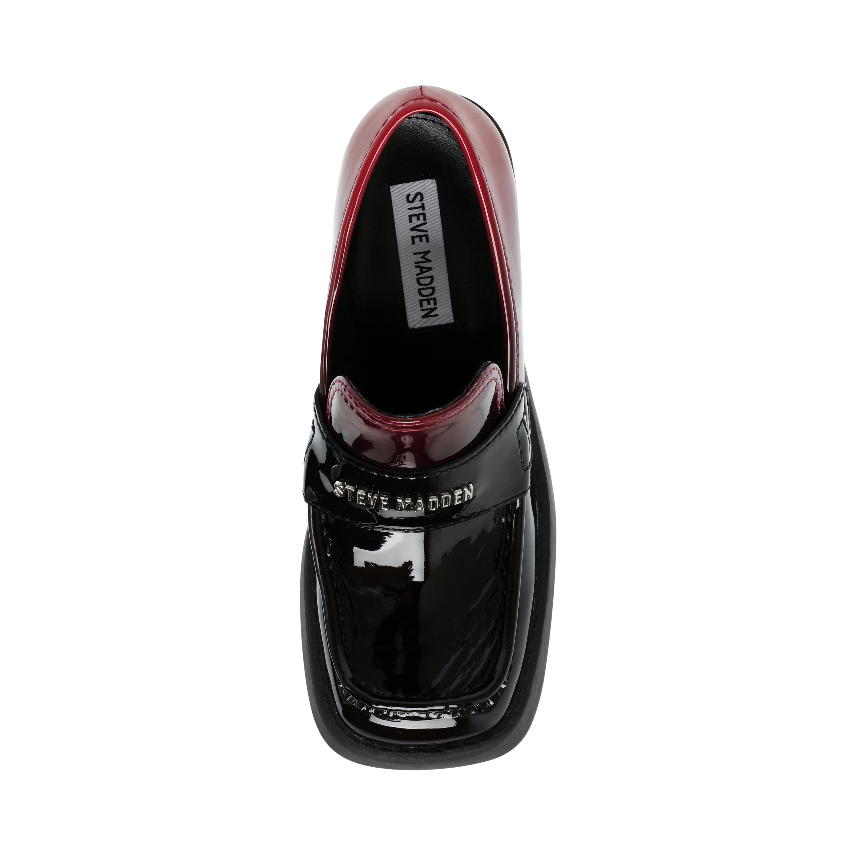 Utmost-SM Blk / Red - Mocassini Donna Neri / Rossi SMSUTMOST-SM-BLKRED  STEVE MADDEN 