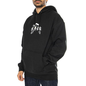 Song P/O Hoodie Black - Felpa Girocollo Uomo Nera PF00681-BLACK  HUF 